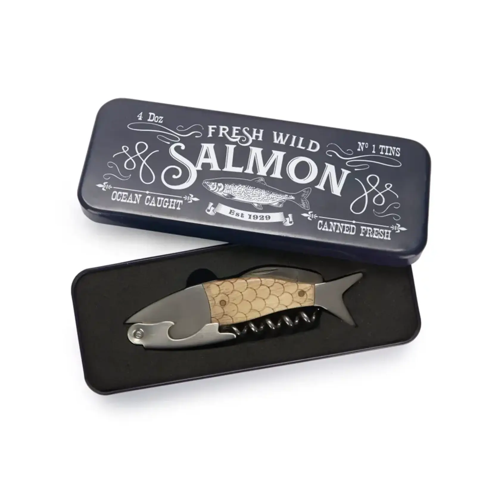 Balvi Conserverie Corkscrew Wild Salmon Tin