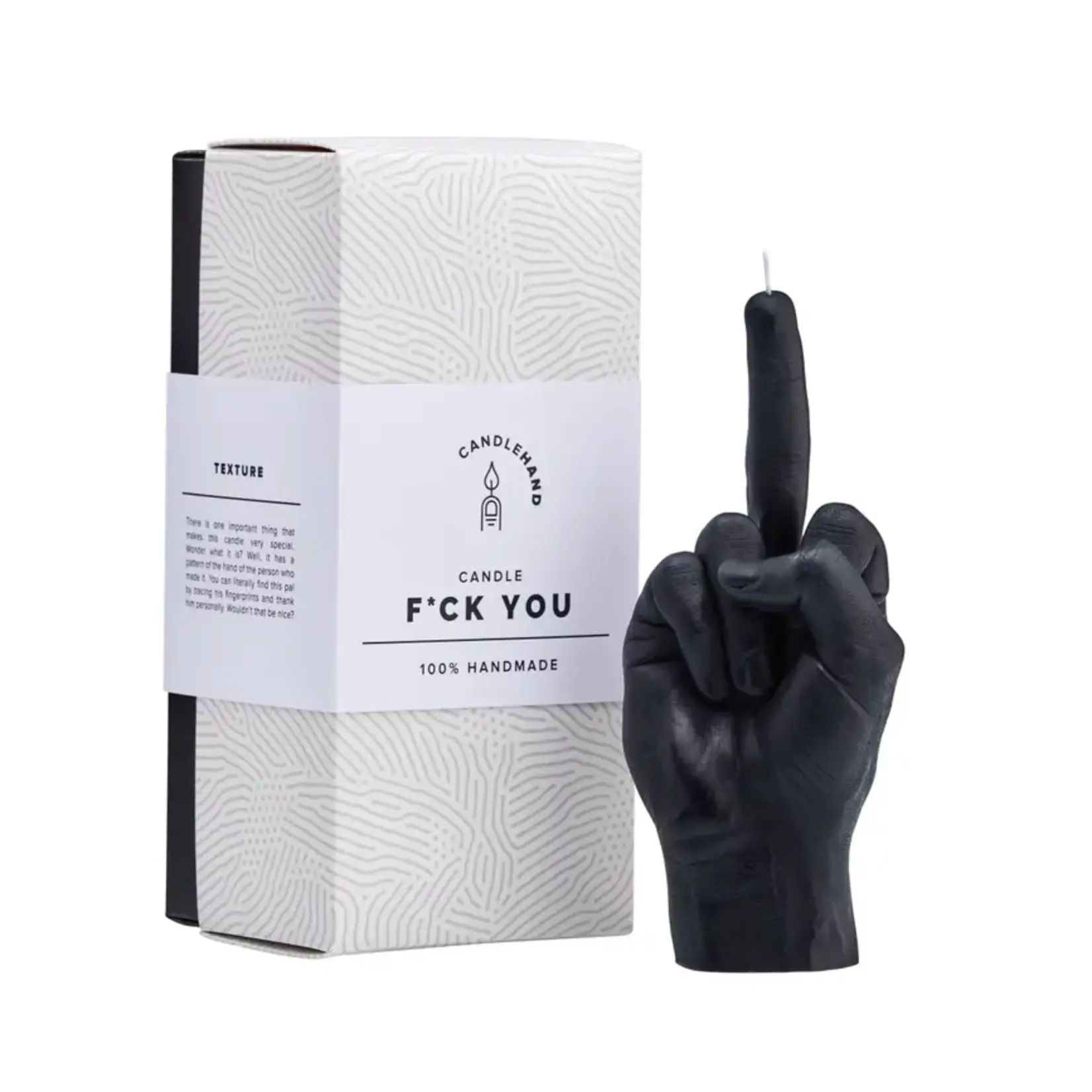 Candlehand F*Ck You Candle Black Large