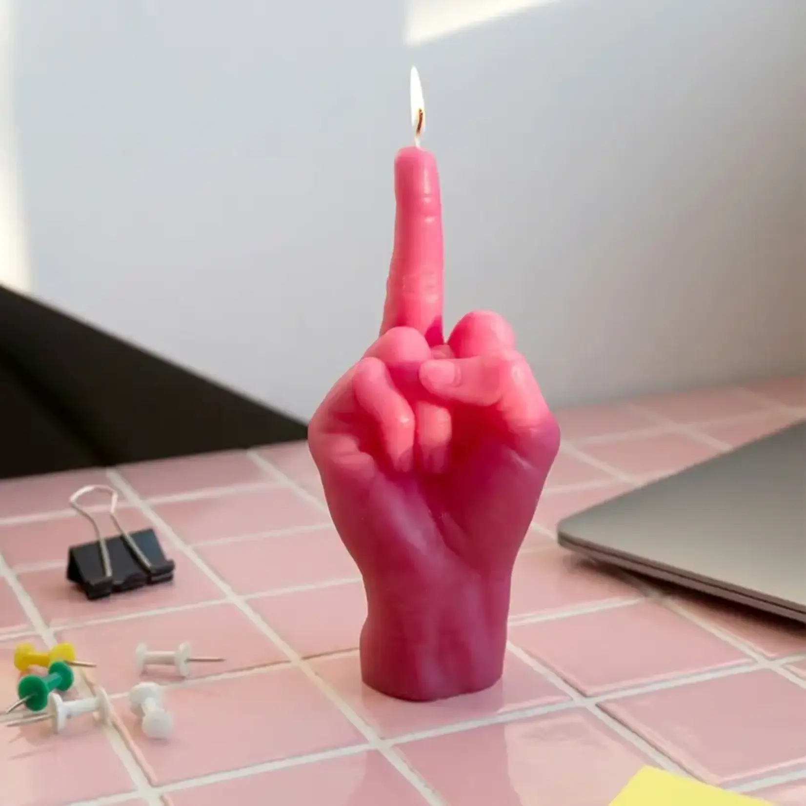 Candlehand Small F*Ck You Candle Pink