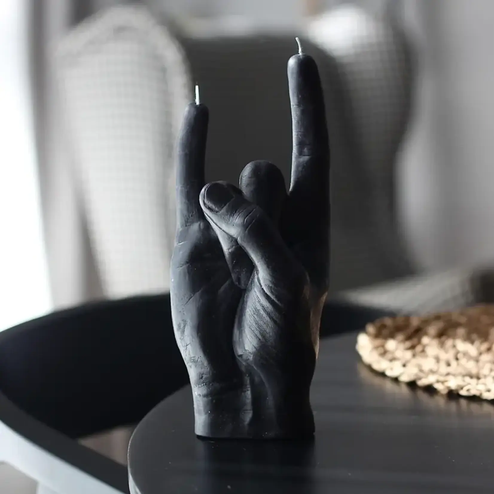 Candlehand You Rock Candle Black Large
