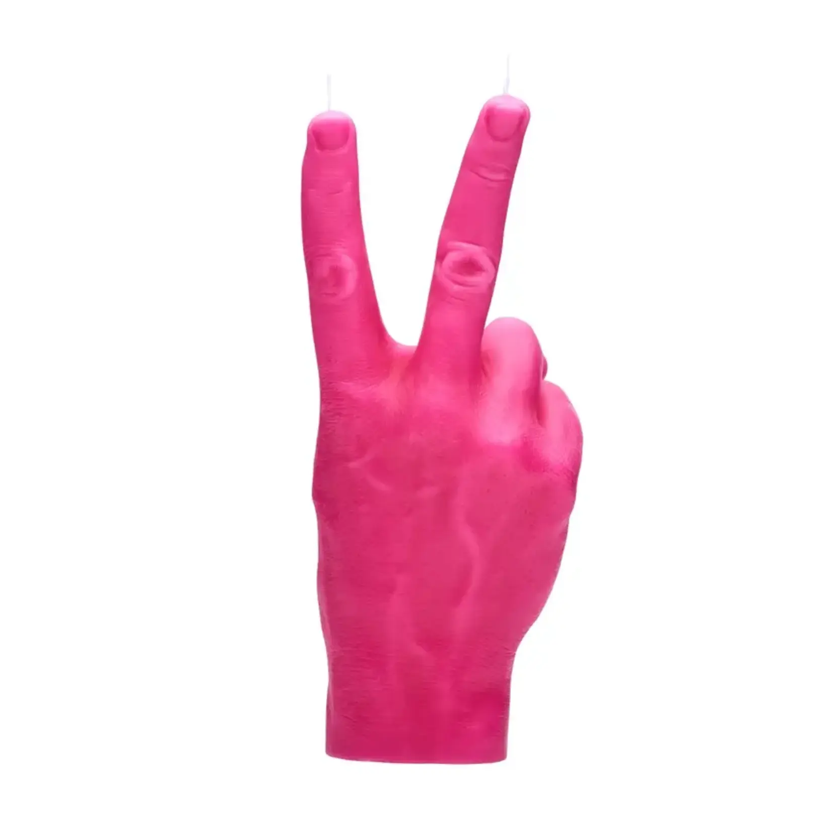 Candlehand Peace Candle Pink Large
