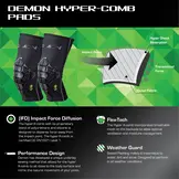 Demon Hyper-comb MTB Knee Pads - mountain bike knee pads
