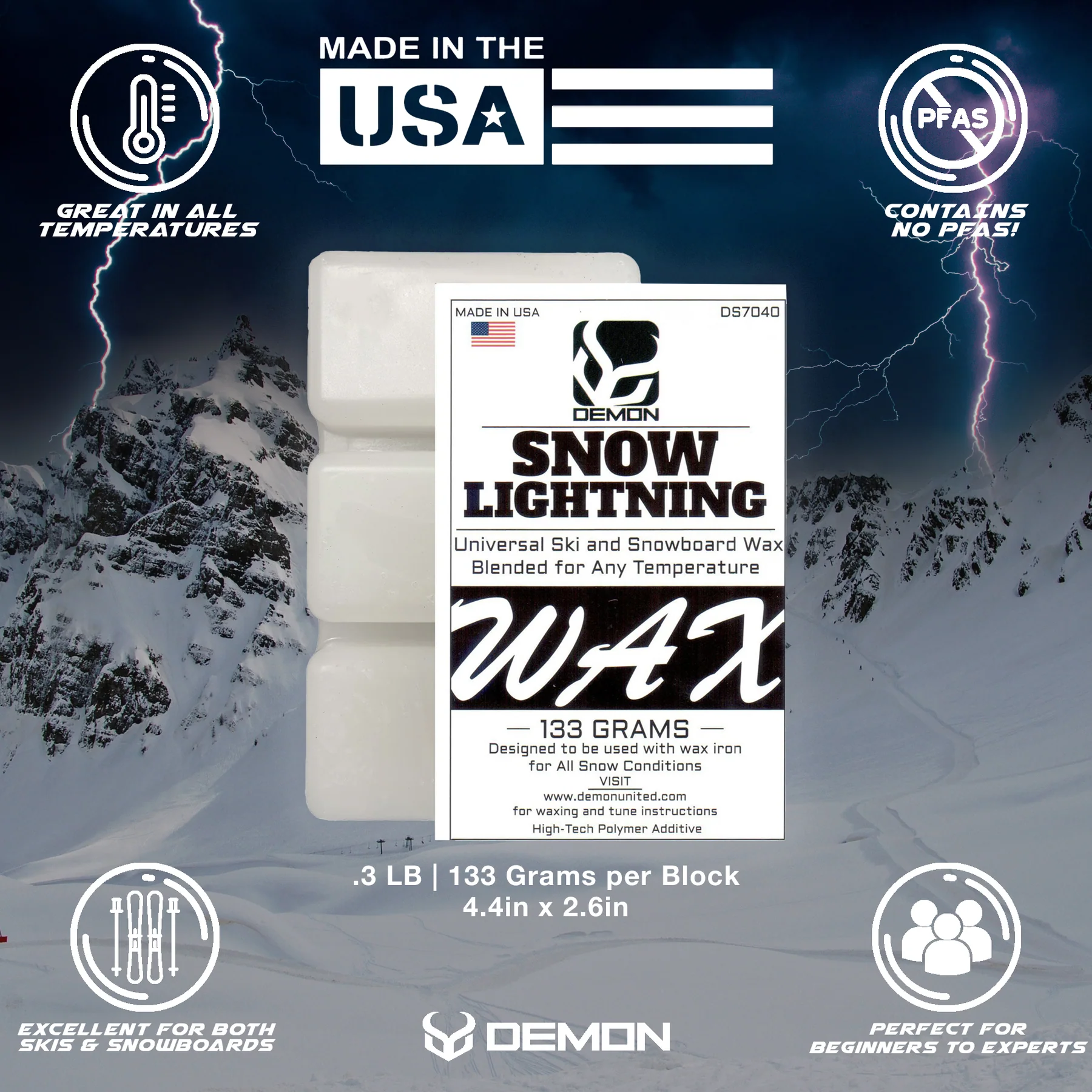 Demon Complete Tune Kit - Zestaw smarowania i tuningu snowboardu / nart