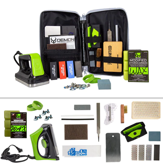 Demon Mechanic Elite X Tune Kit - Set sciolinatura e tuning snowboard / sci