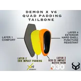 Demon Flex Force X D3O/XRD Short V6 - snowboard impact shorts