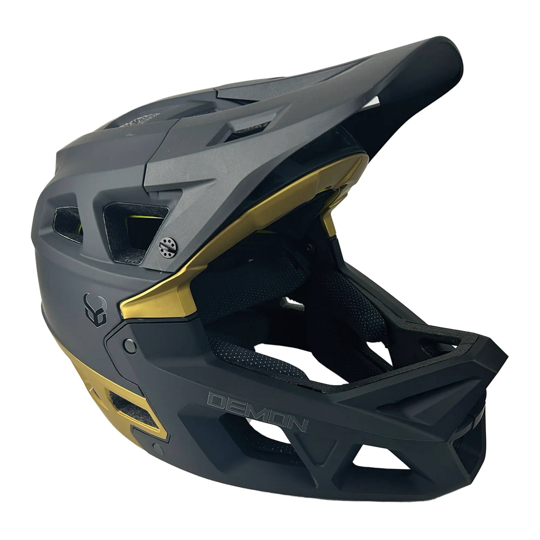 Demon Podium X MTB Helmet MIPS - Black/Gold