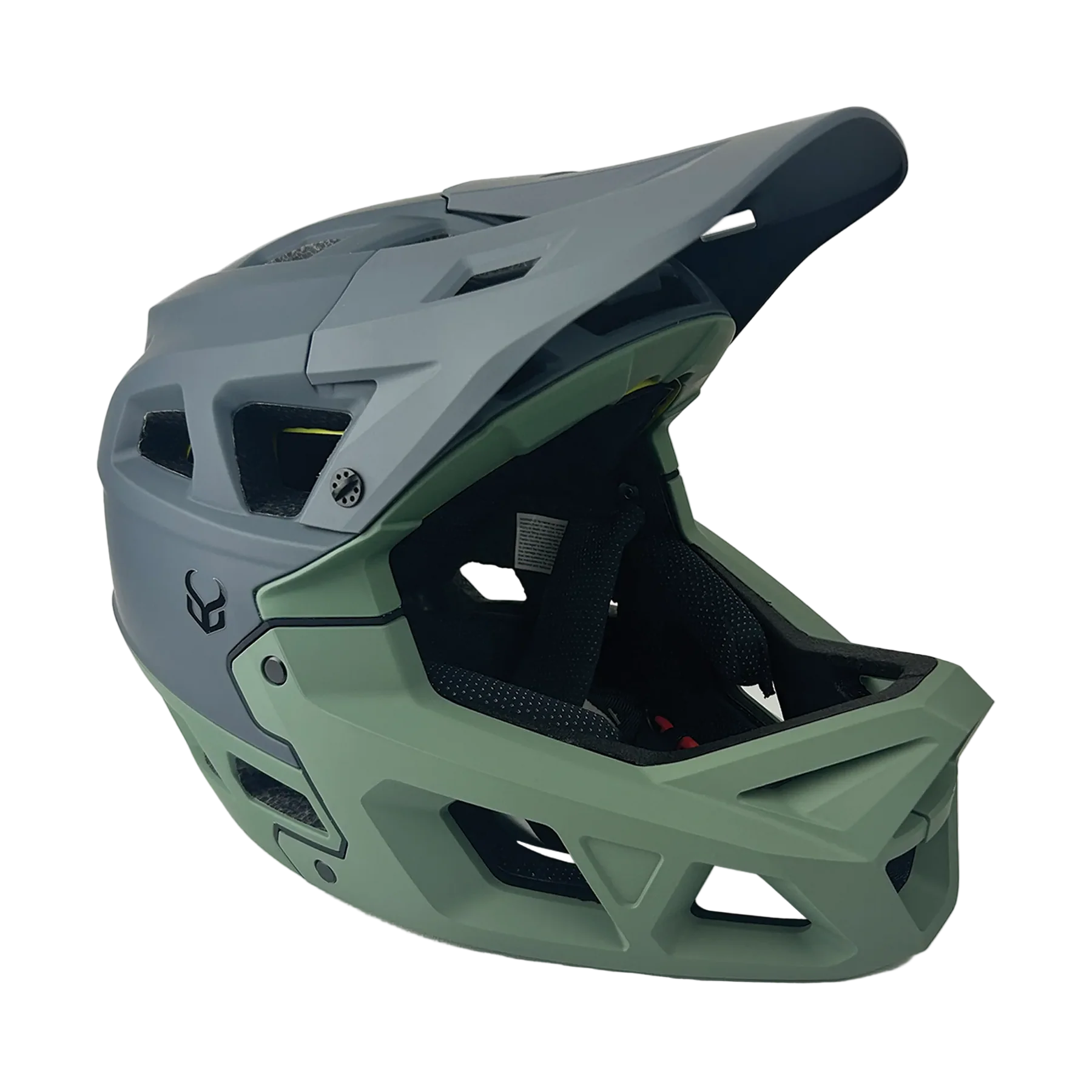 Demon Podium X MTB Helmet MIPS - Grey/Seafoam