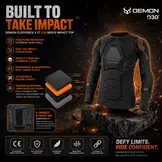 Demon X V7 D3O Impact Top Donna - giubbotto protettivo snowboard, sci, mtb
