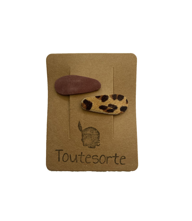 Toutesorte Mini Knipjes | Mauve & Leopard