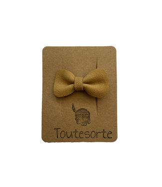 Toutesorte Small Bow Pin | Licht Cognac