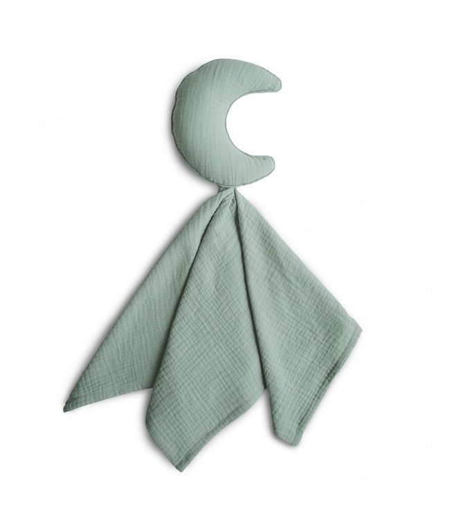 Mushie Lovey Blanket | Moon Roman Green