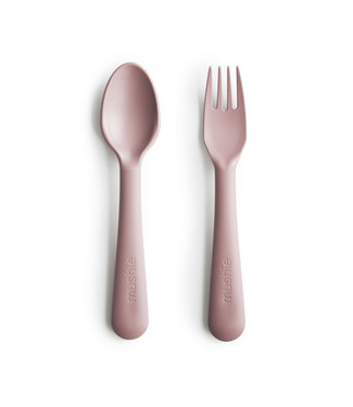 Mushie Fork & Spoon | Blush