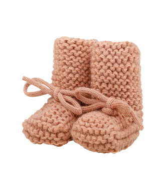 By Kels Knitted Booties | Pink