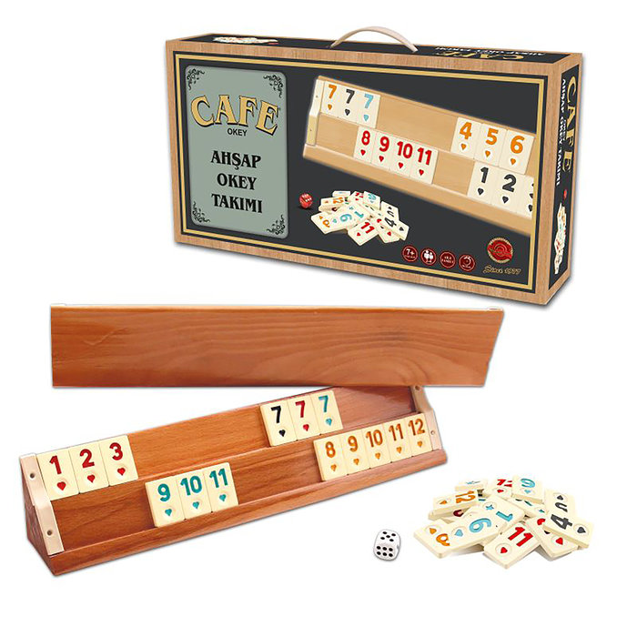 Star Cafe - Houten Rummy Set