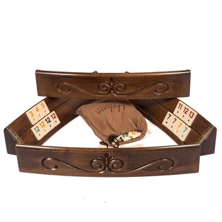 Helena Wood Art Oval Oymali - Handgemaakt