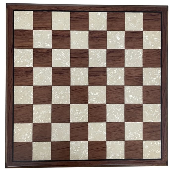 Helena Wood Art Handgemaakte houten schaakbord met schaakstukken