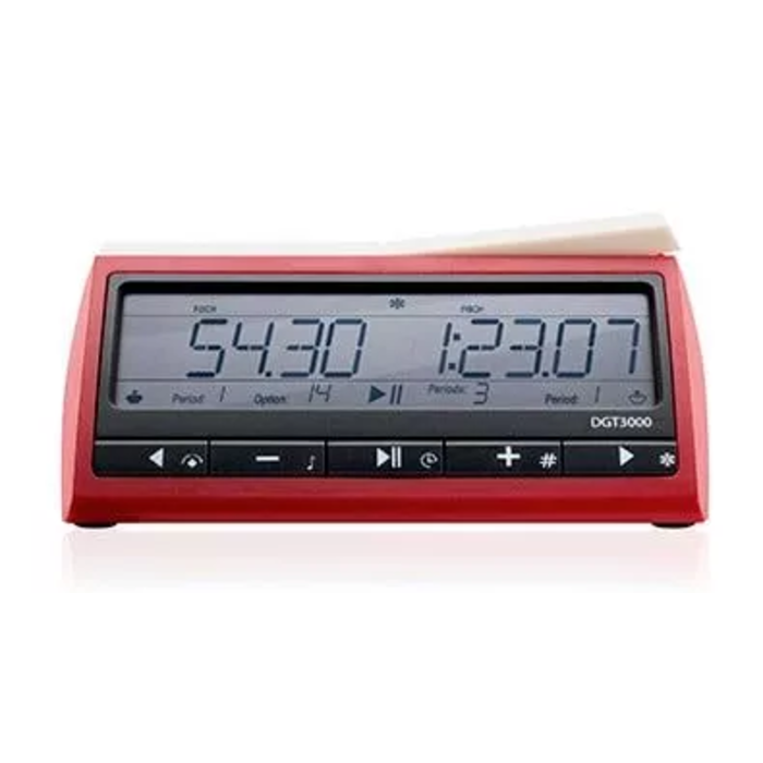 DGT Schaakklok DGT 3000 - Digitaal - Rood