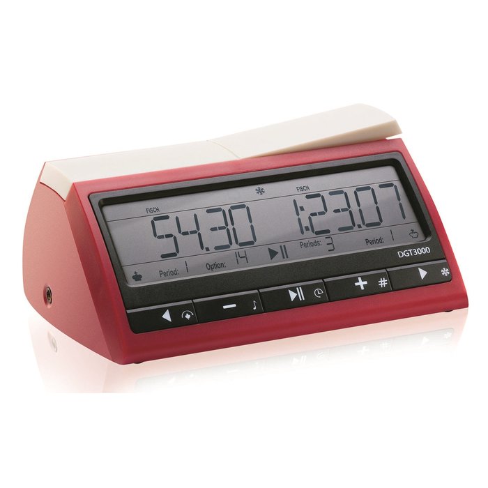 DGT Schaakklok DGT 3000 - Digitaal - Rood