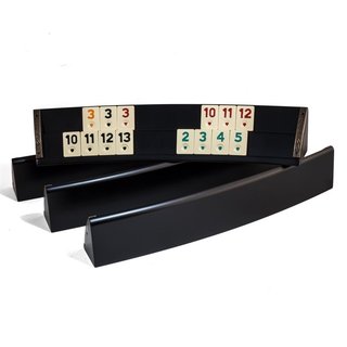 Helena Wood Art Oval Standard Zwart - Handgemaakt