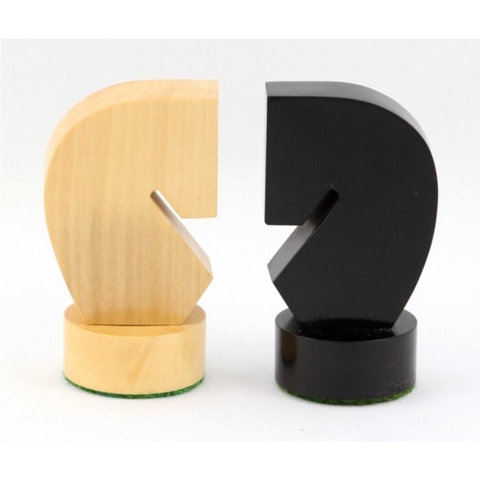 Weible Spiele Berliner schaakstukken - Maat 5 - Zwart/blank - Met opbergkistje