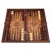 Backgammon - Tavla - Handgemaakt - Hout - Luxe uitgave - 52 x 30 x 7 cm