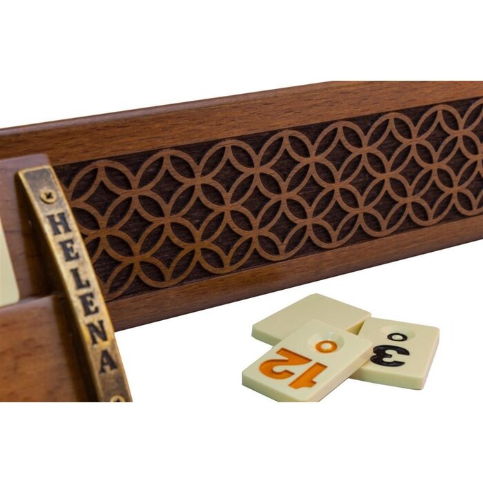 Helena Wood Art Handgemaakte Rummy Set - 100% Hout