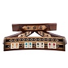 Oval Handgemaakte Rummy Set - 100% Hout
