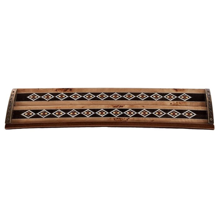 Helena Wood Art Oval Handgemaakte Rummy Set - 100% Hout