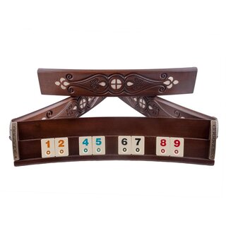 Helena Wood Art Handgemaakte Ovale Rummy Speelset