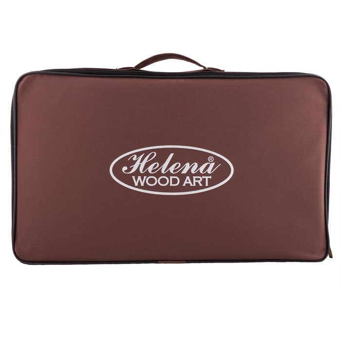 Helena Wood Art Handgemaakte Houten Backgammon Speelset van Hoge Kwaliteit - Tavla - 100% Hout - Luxe uitgave - TricTrac - 52 x 24 cm