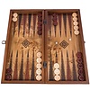 Handgemaakte Houten Backgammon Speelset van Hoge Kwaliteit - Tavla - 100% Hout - Luxe uitgave - TricTrac - 50 x 25 cm