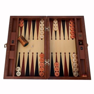 Helena Wood Art Handgemaakte Backgammon Speelset - 52 x 32 cm