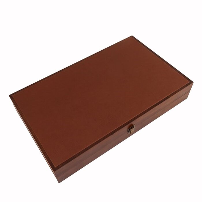 Helena Wood Art Handgemaakte Houten Backgammon Speelset van Hoge Kwaliteit - Tavla - 100% Hout - Luxe uitgave - TricTrac - 52 x 32 cm