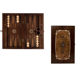 Helena Wood Art Asya - Walnoot/Mazel - Handgemaakt