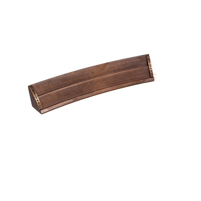 Helena Wood Art Handgemaakte Ovale Rummy Speelset voor 6 spelers - Okey - Luxe uitgave - Inclusief Tas - Rummi