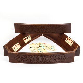 Helena Wood Art Handgemaakte Ovale Rummy Speelset