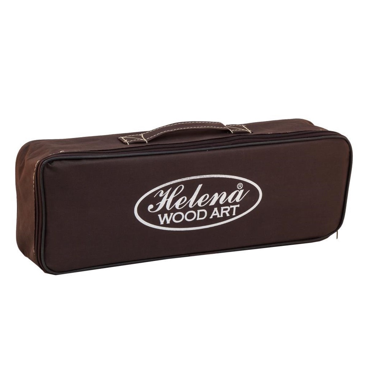 Helena Wood Art Handgemaakte ovale rummy speelset - Okey - Luxe uitgave - Inclusief tas - Rummi