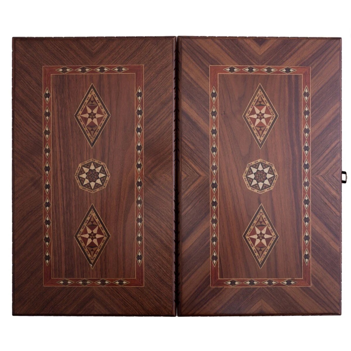 Helena Wood Art Backgammon - Tavla - Handgemaakt - Hout - Luxe uitgave - 52 x 30 x 7 cm