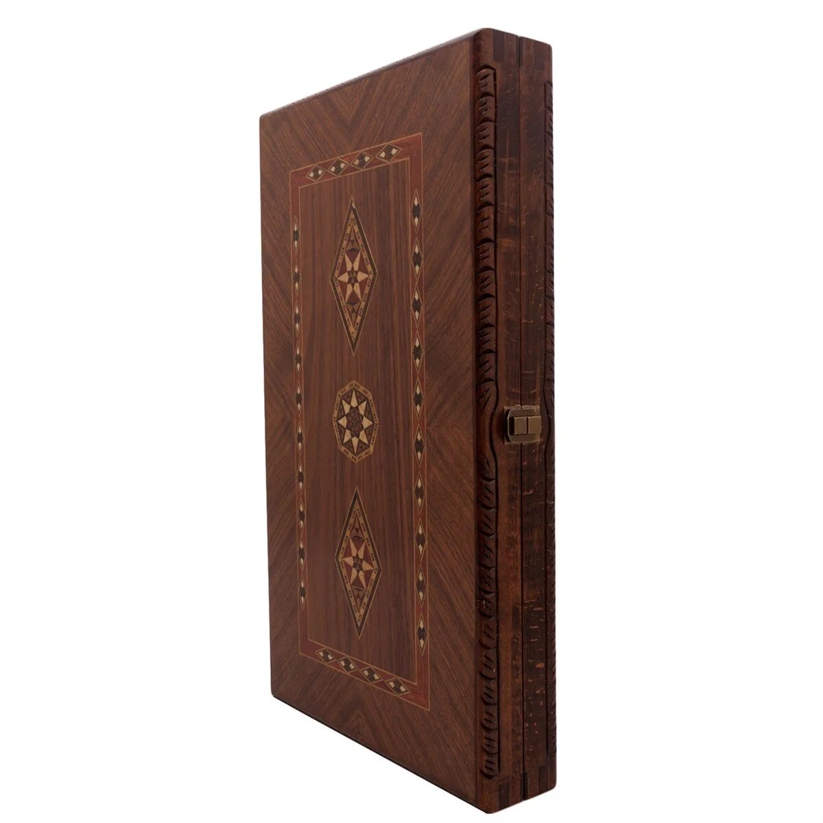 Helena Wood Art Backgammon - Tavla - Handgemaakt - Hout - Luxe uitgave - 52 x 30 x 7 cm