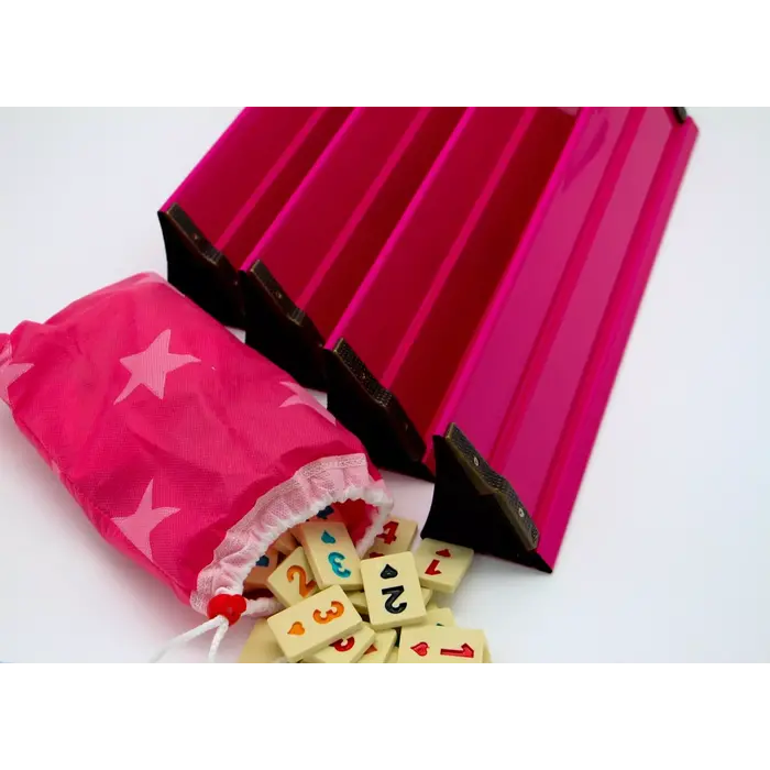 Star Roze Rummy Speelset - Okey