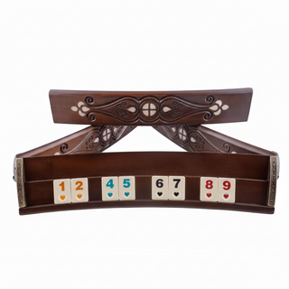 Helena Wood Art Handgemaakte Ovale Rummy Speelset