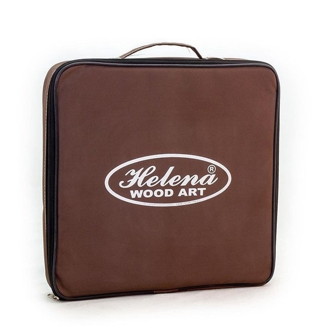 Helena Wood Art Selge - Black - Handgemaakte Schaakspel