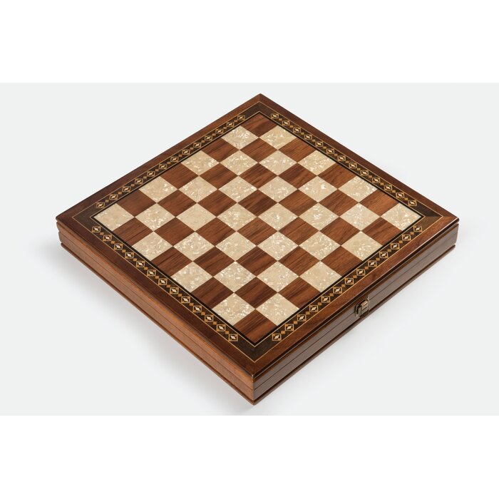 Helena Wood Art Selge - Black - Handgemaakte Schaakspel