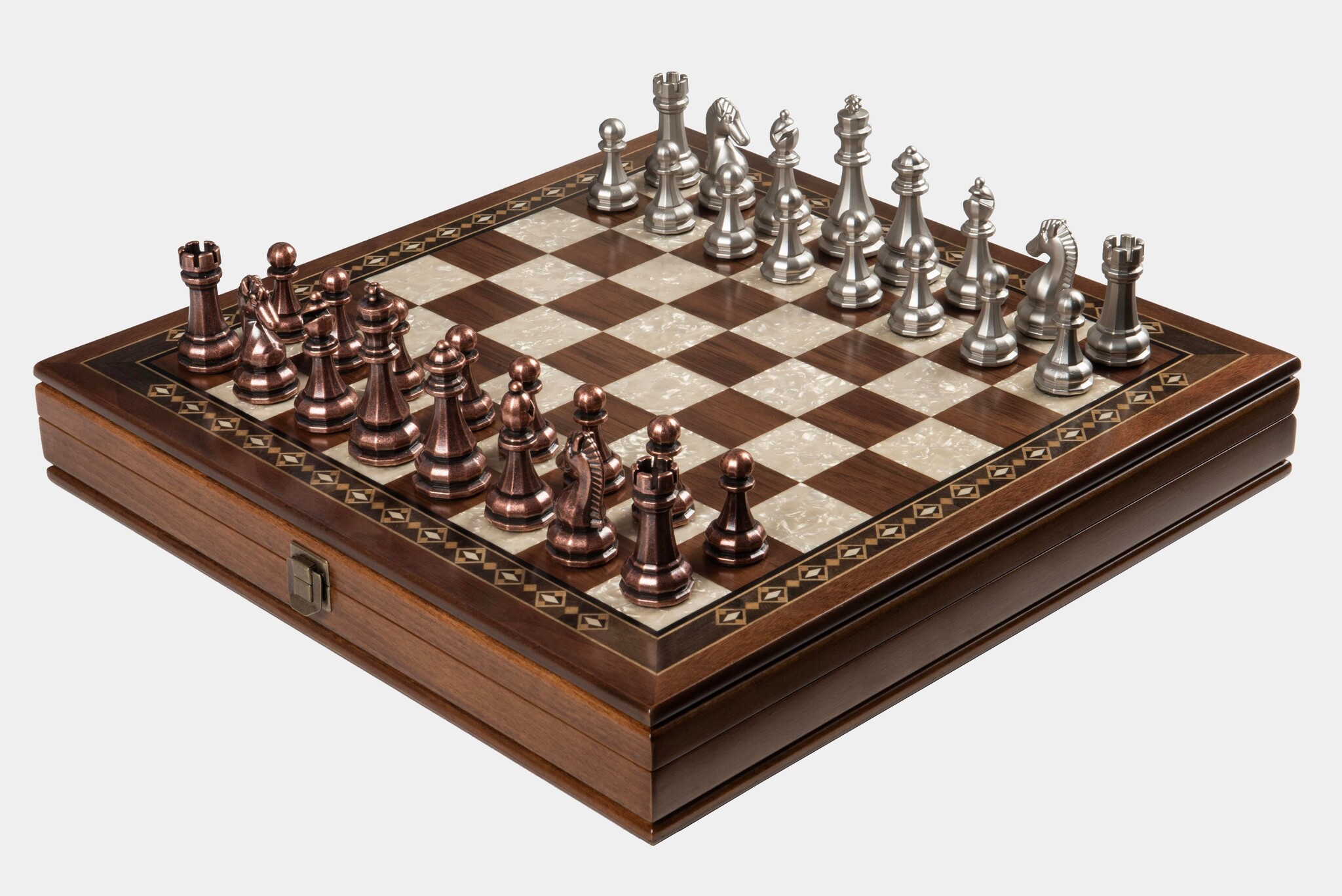 Helena Wood Art Selge - Black - Handgemaakte Schaakspel