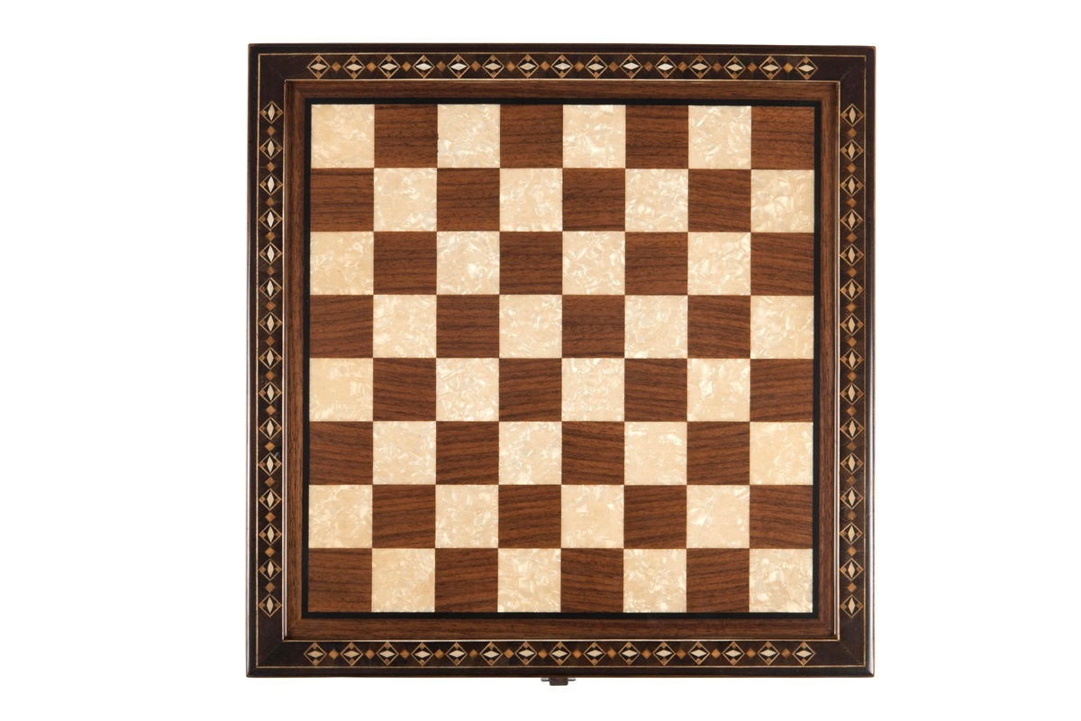 Helena Wood Art Selge - Black - Handgemaakte Schaakspel