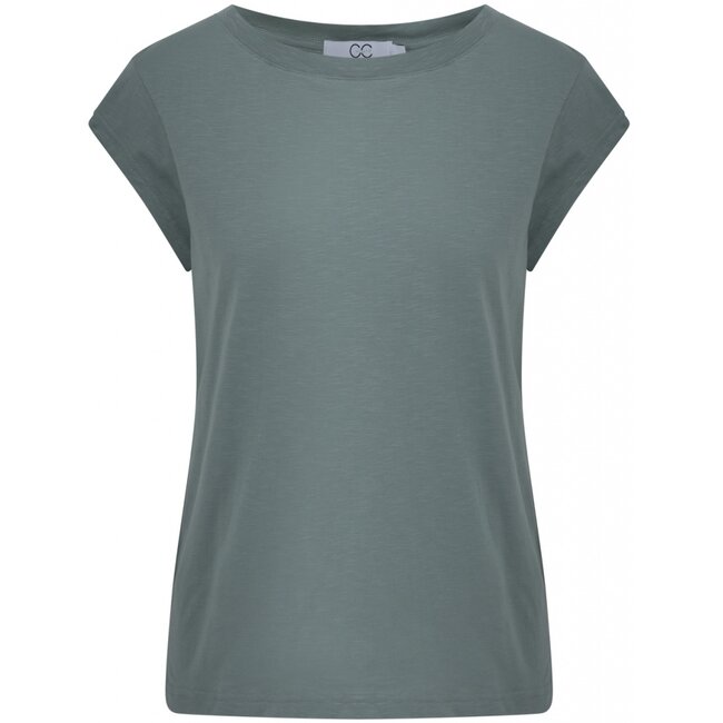 HEART BASIC T-SHIRT JADE BLUE