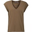 HEART BASIC T-SHIRT CARAMEL