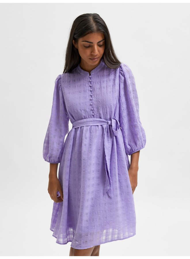 IONA SHORT DRESS – Violet