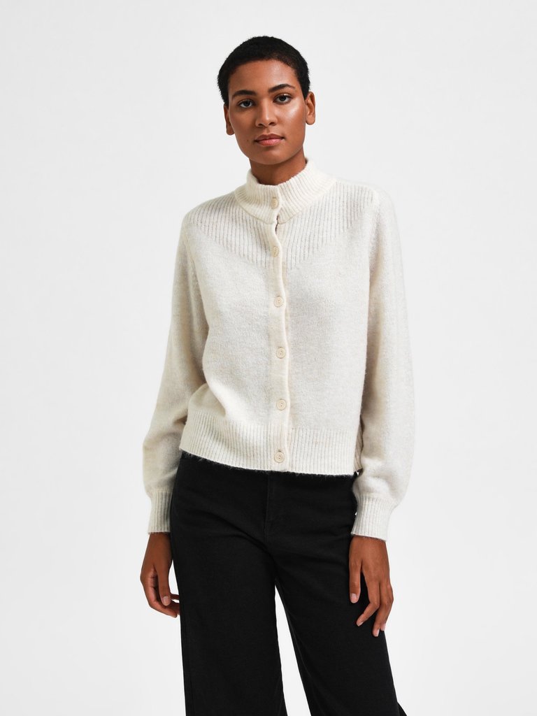 Selected Femme MALLY KNIT CARDIGAN – Birch