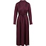 BORDEAUX DRESS W V-NECK